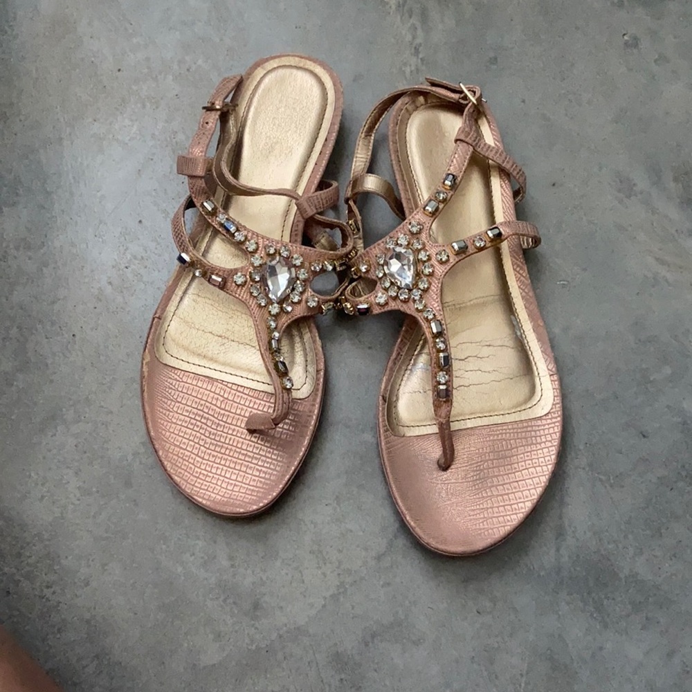 Kenneth Cole reaction sparkly sandals